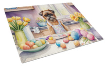 Load image into Gallery viewer, Decorating Easter Brussels Griffon Glass Cutting Boards – Durable, Decorative Kitchen Art