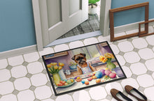 Load image into Gallery viewer, Decorating Easter Brussels Griffon Doormat
