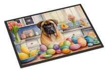 Load image into Gallery viewer, Decorating Easter Bullmastiff Doormat