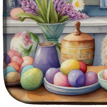 Load image into Gallery viewer, Decorating Easter Cairn Terrier Dish Drying Mat