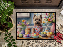 Load image into Gallery viewer, Decorating Easter Cairn Terrier Doormat-24x36 Indoor / Outdoor Rug | Made in USA