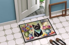 Load image into Gallery viewer, Decorating Easter Cairn Terrier Doormat - 18X27 Indoor / Outdoor Rug | Made in USA