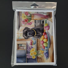 Load image into Gallery viewer, Decorating Easter Cane Corso Greeting Cards - Blank Note Cards – 8-Pack of Artist-Designed Cards with Envelopes