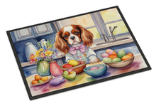 Load image into Gallery viewer, Decorating Easter Cavalier Spaniel Doormat - 18X27 Indoor / Outdoor Rug | Made in USA