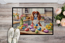 Load image into Gallery viewer, Decorating Easter Cavalier Spaniel Doormat-24x36 Indoor / Outdoor Rug | Made in USA