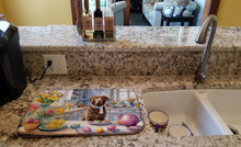 Load image into Gallery viewer, Decorating Easter Chesapeake Bay Retriever Dish Drying Mat