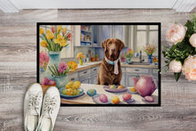Load image into Gallery viewer, Decorating Easter Chesapeake Bay Retriever Doormat-24x36 Indoor / Outdoor Rug | Made in USA