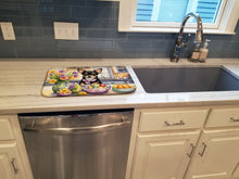 Load image into Gallery viewer, Decorating Easter Chihuahua Dish Drying Mat