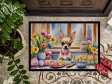 Load image into Gallery viewer, Decorating Easter Chihuahua Doormat-24x36 Indoor / Outdoor Rug | Made in USA