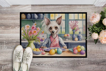 Load image into Gallery viewer, Decorating Easter Chinese Crested Doormat-24x36 Indoor / Outdoor Rug | Made in USA
