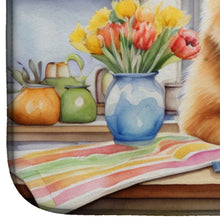 Load image into Gallery viewer, Decorating Easter Chow Chow Dish Drying Mat