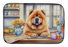 Load image into Gallery viewer, Decorating Easter Chow Chow Dish Drying Mat