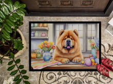 Load image into Gallery viewer, Decorating Easter Chow Chow Doormat-24x36 Indoor / Outdoor Rug | Made in USA