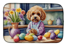 Load image into Gallery viewer, Decorating Easter Cockapoo Dish Drying Mat