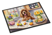 Load image into Gallery viewer, Decorating Easter Cocker Spaniel Doormat-24x36 Indoor / Outdoor Rug | Made in USA