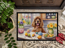 Load image into Gallery viewer, Decorating Easter Cocker Spaniel Doormat - 18X27 Indoor / Outdoor Rug | Made in USA