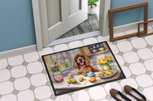 Load image into Gallery viewer, Decorating Easter Cocker Spaniel Doormat - 18X27 Indoor / Outdoor Rug | Made in USA