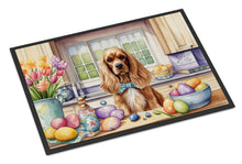 Load image into Gallery viewer, Decorating Easter Cocker Spaniel Doormat - 18X27 Indoor / Outdoor Rug | Made in USA