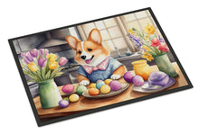 Load image into Gallery viewer, Decorating Easter Corgi Doormat