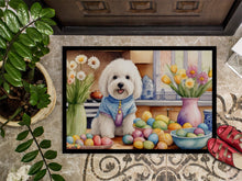 Load image into Gallery viewer, Decorating Easter Coton de Tulear Doormat