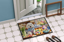 Load image into Gallery viewer, Decorating Easter Coton de Tulear Doormat