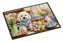 Load image into Gallery viewer, Decorating Easter Coton de Tulear Doormat
