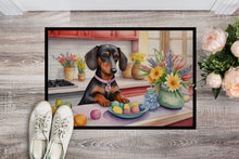 Load image into Gallery viewer, Decorating Easter Dachshund Doormat - 18X27 Indoor / Outdoor Rug | Made in USA