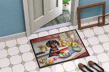 Load image into Gallery viewer, Decorating Easter Dachshund Doormat - 18X27 Indoor / Outdoor Rug | Made in USA