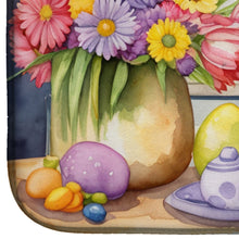 Load image into Gallery viewer, Decorating Easter Dachshund Dish Drying Mat