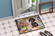 Load image into Gallery viewer, Decorating Easter Dachshund Doormat - 18X27 Indoor / Outdoor Rug | Made in USA