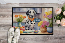 Load image into Gallery viewer, Decorating Easter Dalmatian Doormat-24x36 Indoor / Outdoor Rug | Made in USA