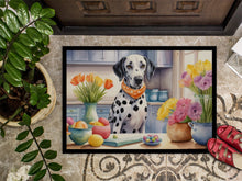 Load image into Gallery viewer, Decorating Easter Dalmatian Doormat