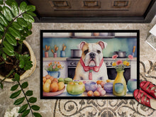 Load image into Gallery viewer, Decorating Easter English Bulldog Doormat-24x36 Indoor / Outdoor Rug | Made in USA
