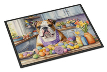 Load image into Gallery viewer, Decorating Easter English Bulldog Doormat - 18X27 Indoor / Outdoor Rug | Made in USA