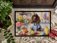Load image into Gallery viewer, Decorating Easter English Cocker Spaniel Doormat-24x36 Indoor / Outdoor Rug | Made in USA
