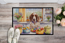 Load image into Gallery viewer, Decorating Easter English Setter Doormat