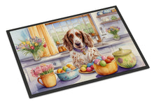 Load image into Gallery viewer, Decorating Easter English Setter Doormat