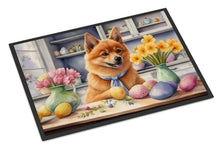 Load image into Gallery viewer, Decorating Easter Finnish Spitz Doormat