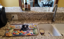 Load image into Gallery viewer, Decorating Easter Flat-Coated Retriever Dish Drying Mat