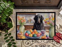 Load image into Gallery viewer, Decorating Easter Flat-Coated Retriever Doormat-24x36 Indoor / Outdoor Rug | Made in USA