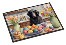 Load image into Gallery viewer, Decorating Easter Flat-Coated Retriever Doormat-24x36 Indoor / Outdoor Rug | Made in USA
