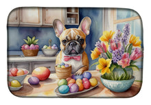 Load image into Gallery viewer, Decorating Easter French Bulldog Dish Drying Mat
