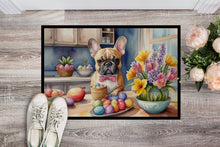 Load image into Gallery viewer, Decorating Easter French Bulldog Doormat-24x36 Indoor / Outdoor Rug | Made in USA