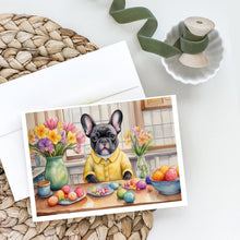 Load image into Gallery viewer, Decorating Easter French Bulldog Greeting Cards - Blank Note Cards – 8-Pack of Artist-Designed Cards with Envelopes