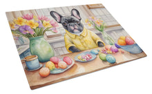 Load image into Gallery viewer, Decorating Easter French Bulldog Glass Cutting Boards – Durable, Decorative Kitchen Art