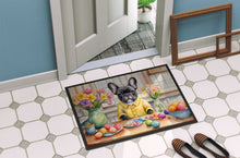 Load image into Gallery viewer, Decorating Easter French Bulldog Doormat - 18X27 Indoor / Outdoor Rug | Made in USA