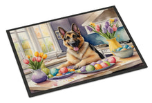Load image into Gallery viewer, Decorating Easter German Shepherd Doormat-24x36 Indoor / Outdoor Rug | Made in USA