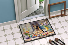 Load image into Gallery viewer, Decorating Easter German Shepherd Doormat - 18X27 Indoor / Outdoor Rug | Made in USA