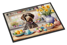 Load image into Gallery viewer, Decorating Easter German Wirehaired Pointer Doormat-24x36 Indoor / Outdoor Rug | Made in USA