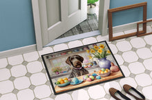 Load image into Gallery viewer, Decorating Easter German Wirehaired Pointer Doormat